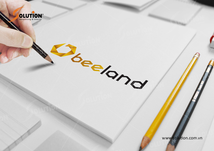 thiết kế tạo logo chuyên nghiệp công ty beeland