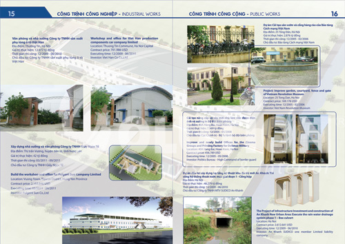 Mẫu thiết kế catalogue công ty cổ phần đầu tư xây dựng phát triển Đông Đô
