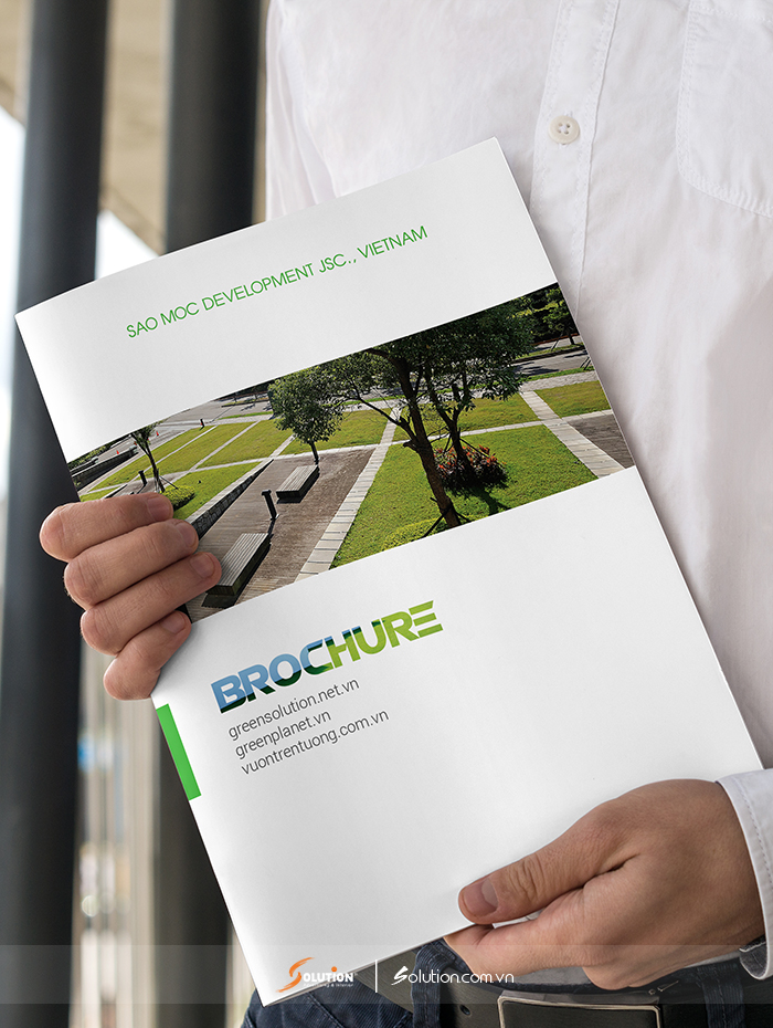 Thiết kế brochure Green Solution