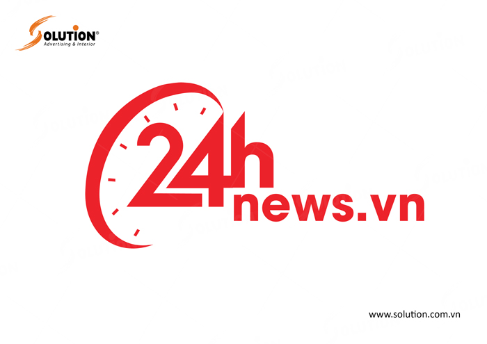 Thiết kế logo trang tin tức 24h.news.vn