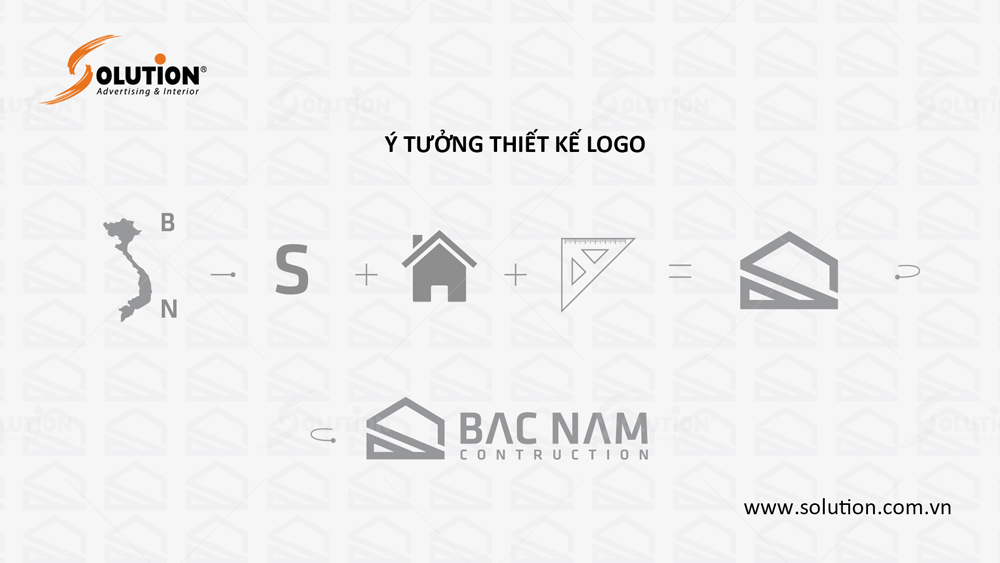 Thiết kế logo công ty xây dựng Bắc Nam