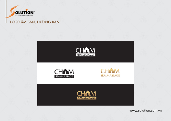 Hiệu chỉnh thiết kế logo Cham Spa