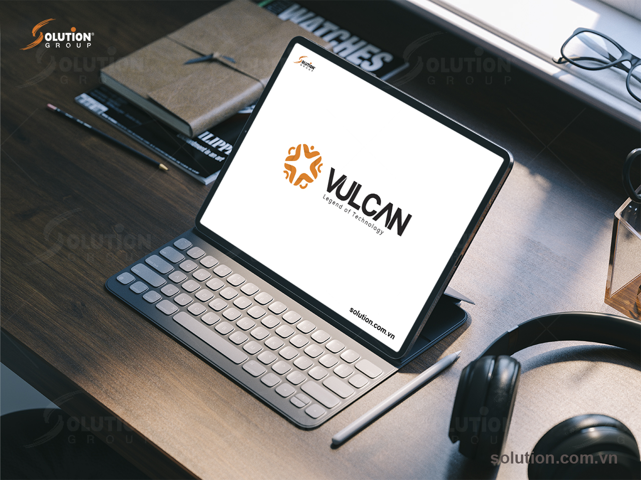 quy trình thiết kế logo công ty VULCAN chuyên nghiệp