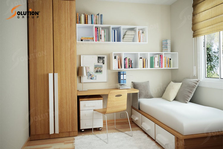 Giường hộp có ngăn kéo thiết kế nội thất thông minh