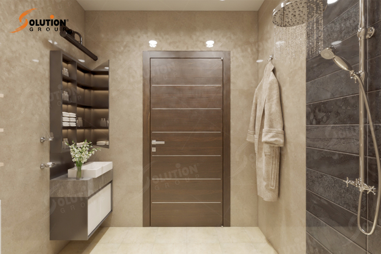 Thiết kế nội thất phòng tắm chung cư hiện đại