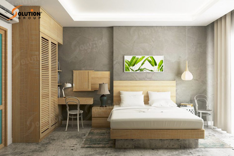 Phòng ngủ phong cách Eco