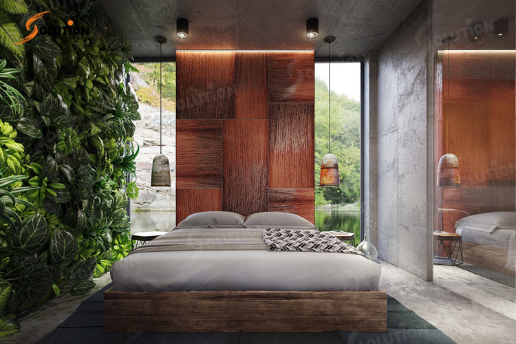 Thiết kế phòng ngủ phong cách Tropical