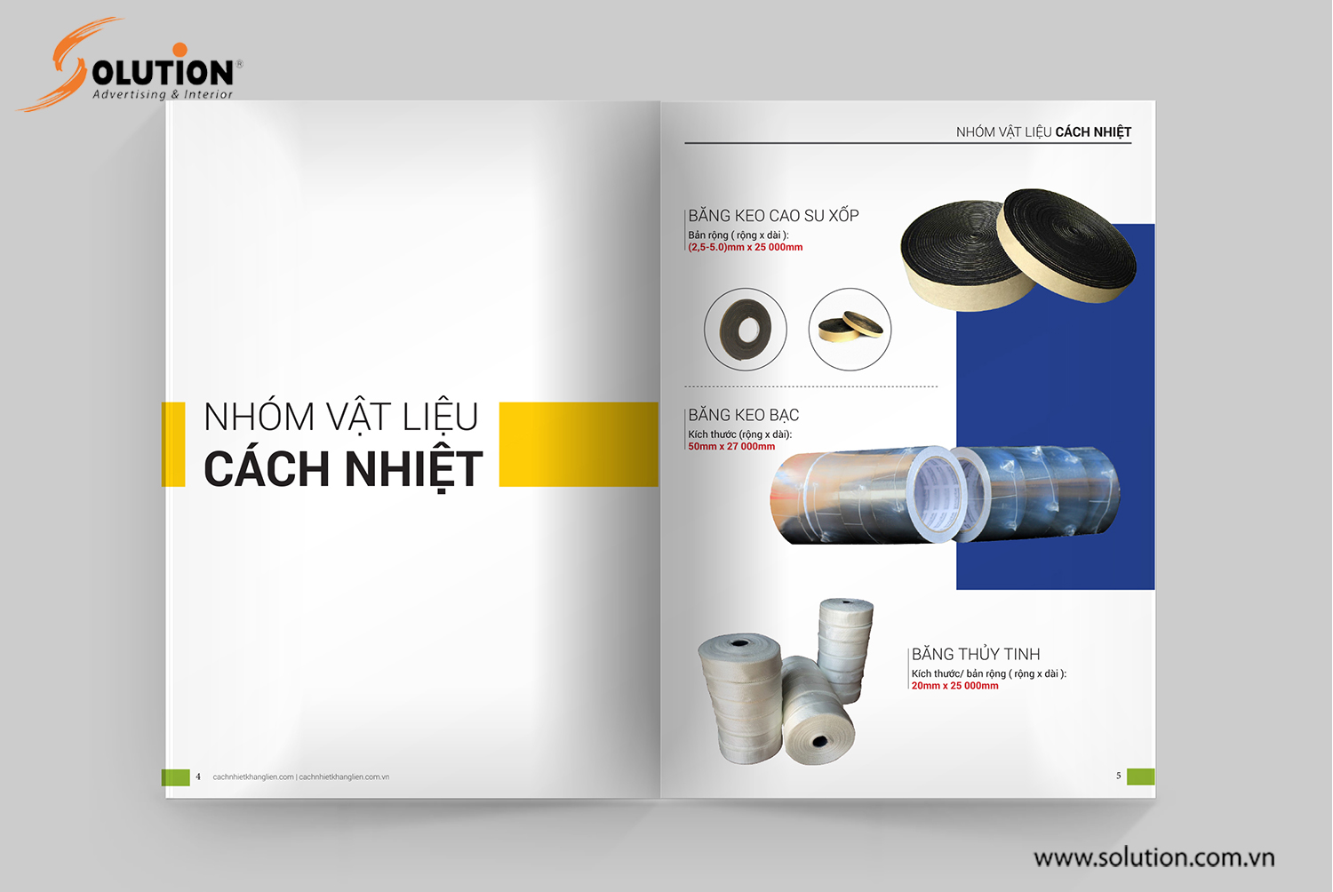 Nội dung trang sản phẩm catalogue Công ty Khang Việt Hải