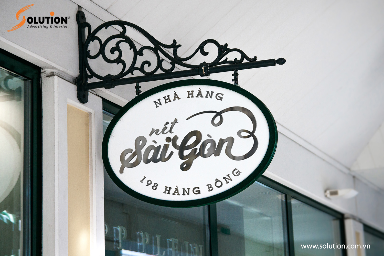Mẫu bảng hiệu nhà hàng Nét Sài Gòn
