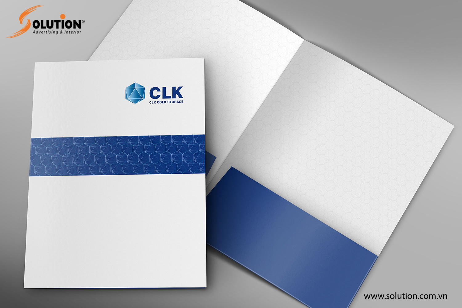 Mẫu thiết kế file tài liệu - Bộ nhận diện thương hiệu Công ty CLK