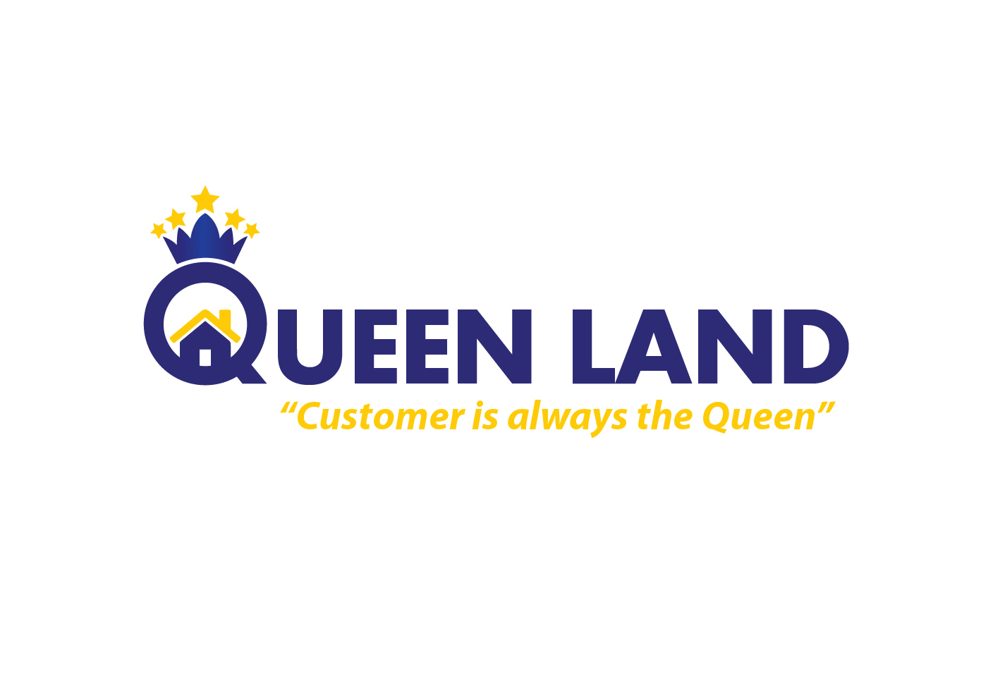Thiết kế logo Sàn giao dịch bất động sản Queen Land