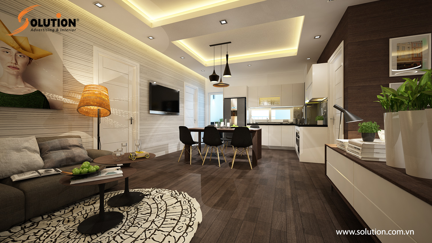 Thiết kế nội thất chung cư tại Hà Nội đẹp giá rẻ năm 2021