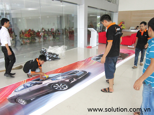Thiết kế - thi công biển quảng cáo cho Nissan Giải Phóng