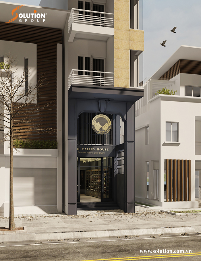 ban-ve-3D- mat-tien-nha-hang-the-valley-house mặt tiền nhà hàng the valley house