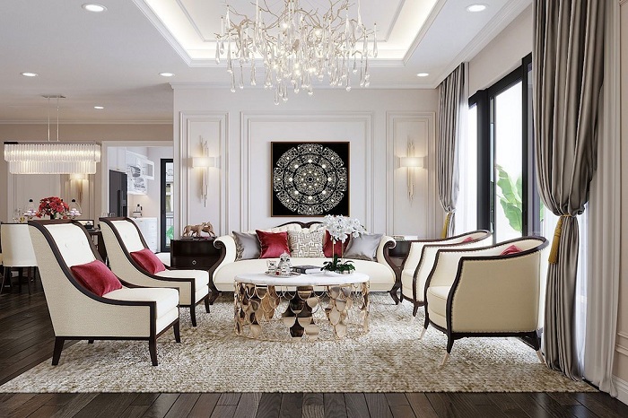 phong cách nội thất luxury luxury