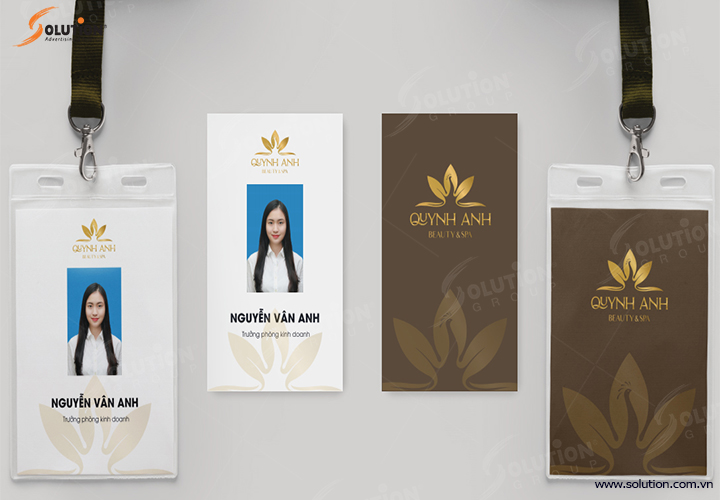 thiết kế bộ nhận diện thương hiệu dịch vụ spa cao cấp quỳnh anh Beaty & spa