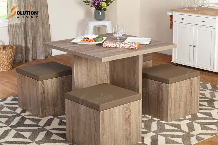 Bàn ăn thông minh gấp gọn nội thất chung cư nhỏ