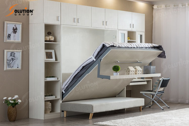 Ghế sofa kiêm giường ngủ nội thất thông minh cho phòng khách