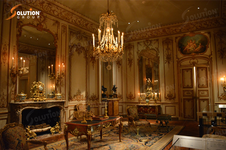 Thiết kế nội thất lâu đài kiểu Pháp