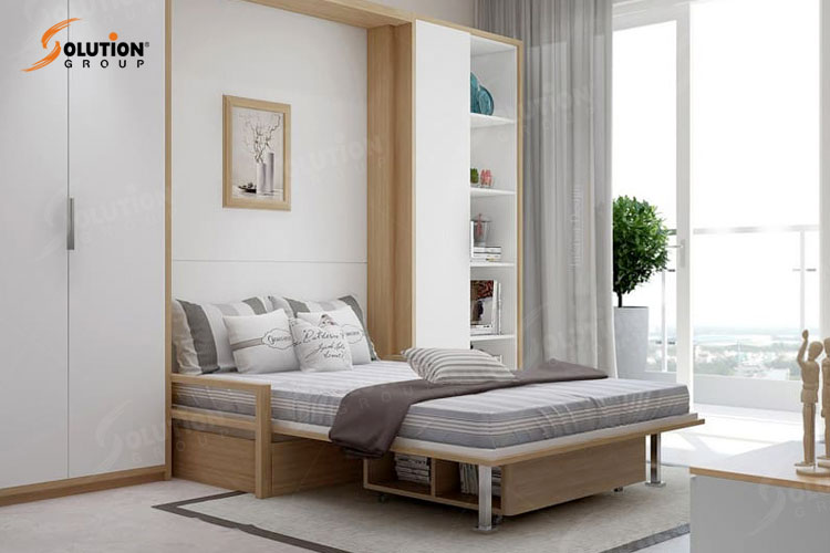 Tủ gỗ đựng đồ đa năng nội thất thông minh