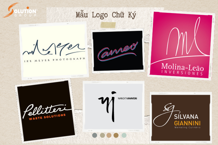 Logo chữ ký các thương hiệu nổi tiếng