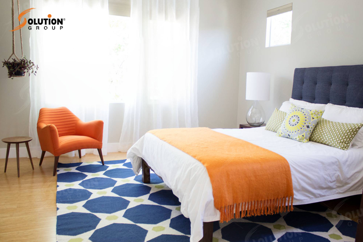 Phòng ngủ phong cách Retro sâu lắng