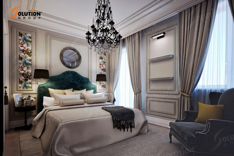 Phòng ngủ tân cổ điển sang trọng