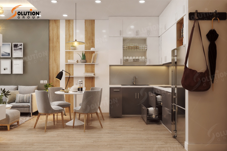 Thiết kế bếp chung cư đẹp