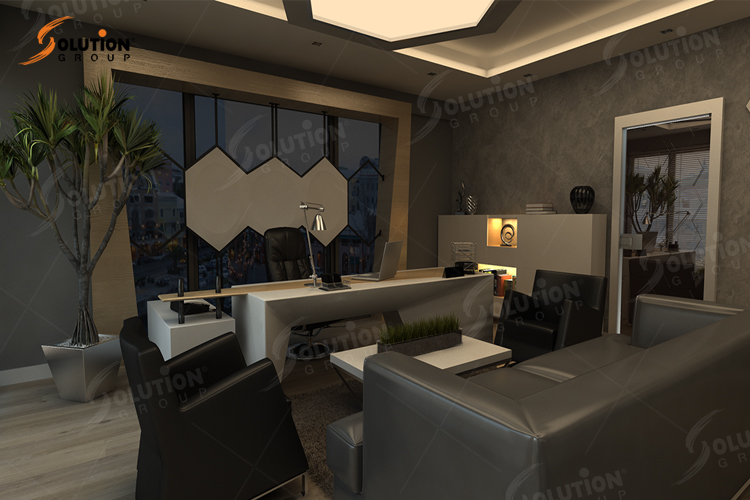 Thiết kế phòng giám đốc ấn tượng