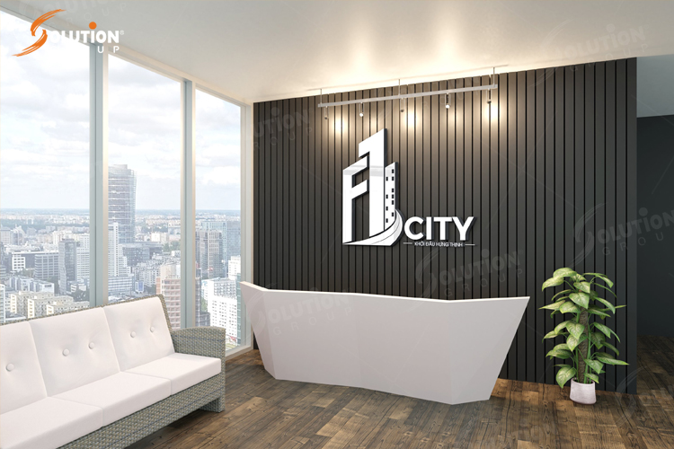 Logo công ty bất động sản F1 City