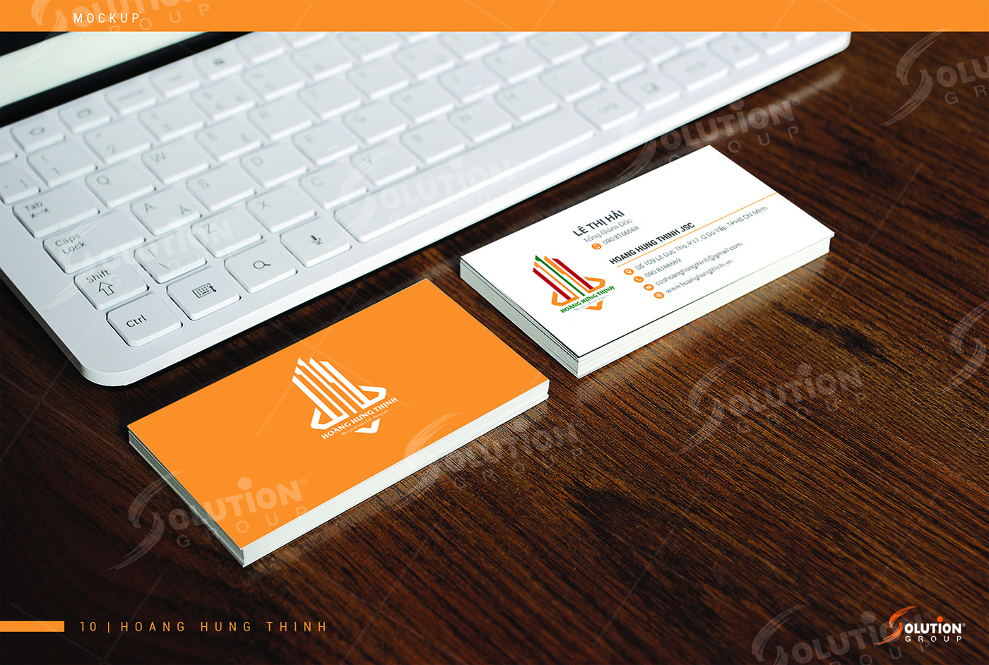 Thiết kế logo công ty bất động sản Hoàng Hưng Thịnh