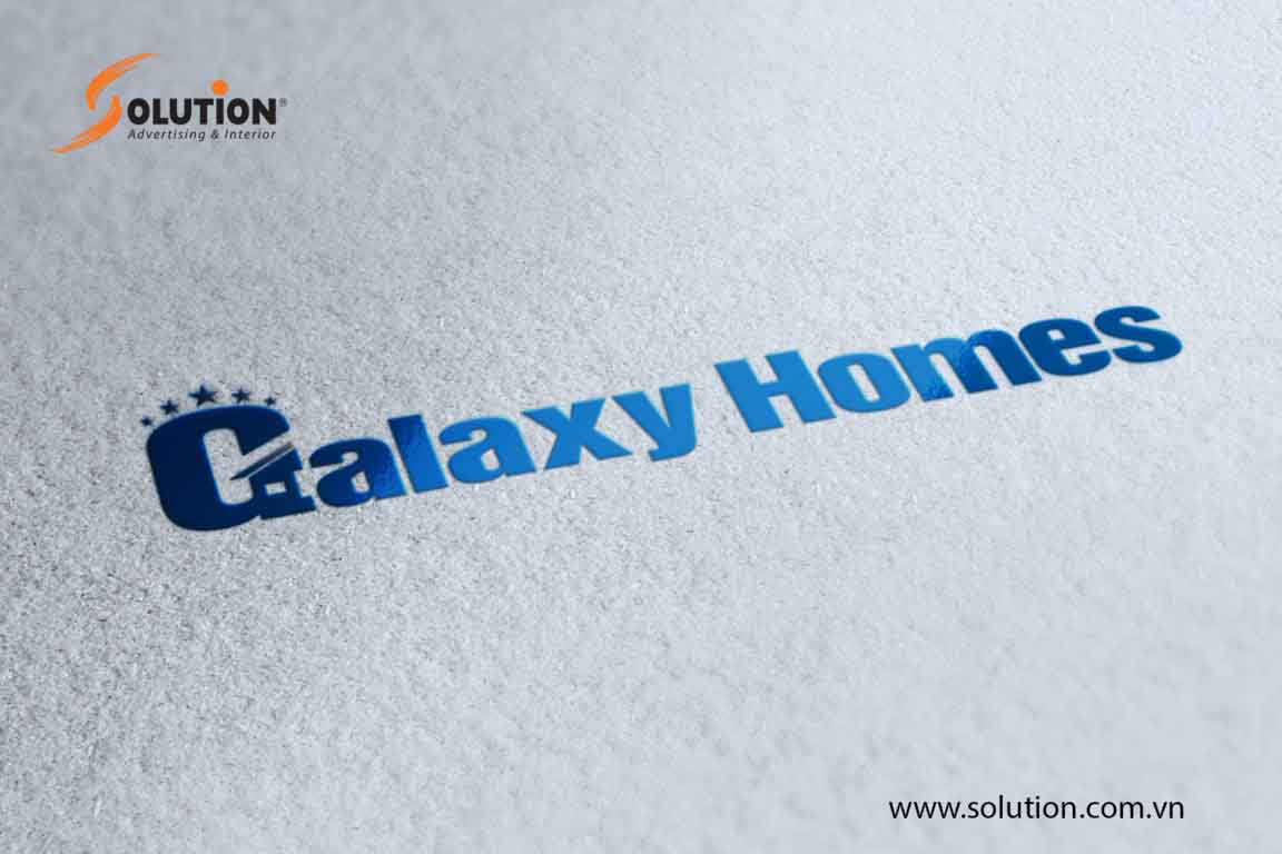 Thiết kế logo công ty bất động sản Galaxy Homes
