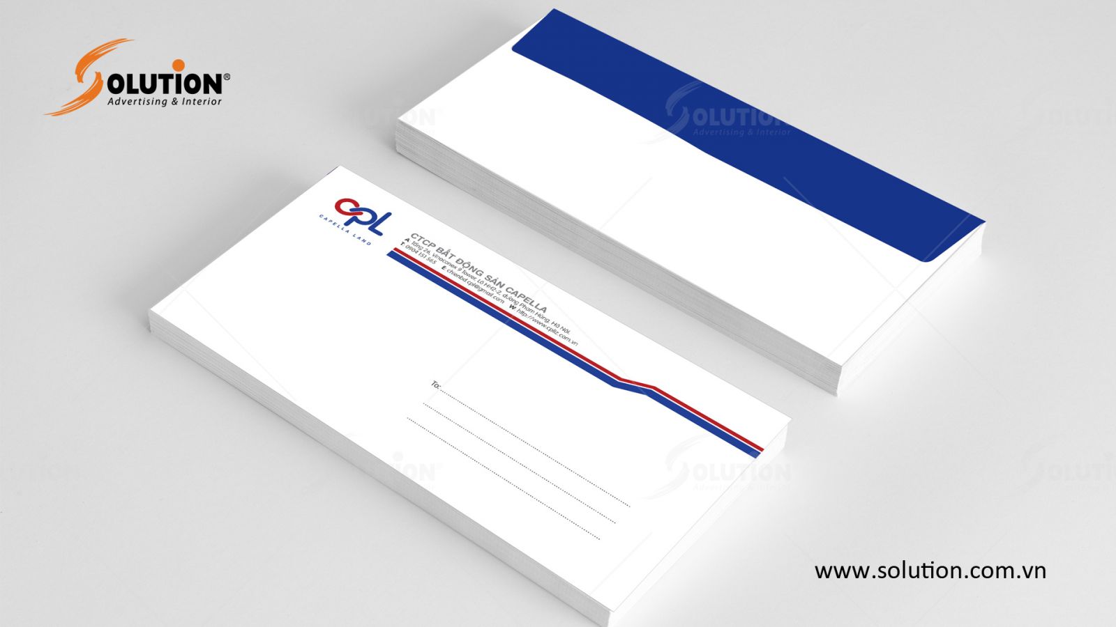 Thiết kế logo công ty bất động sản Capella