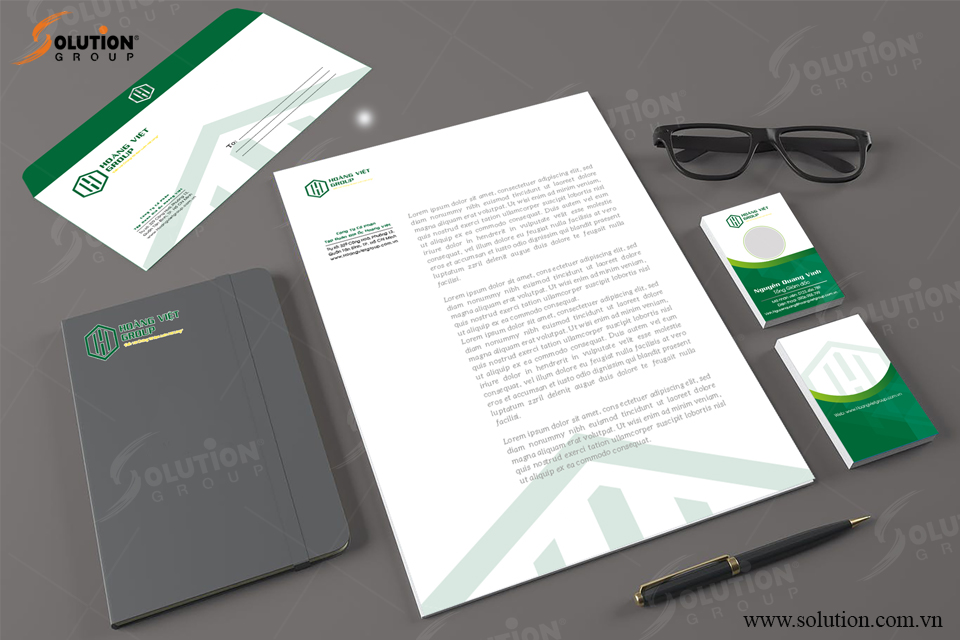 Logo công ty bất động sản Hoàng Việt