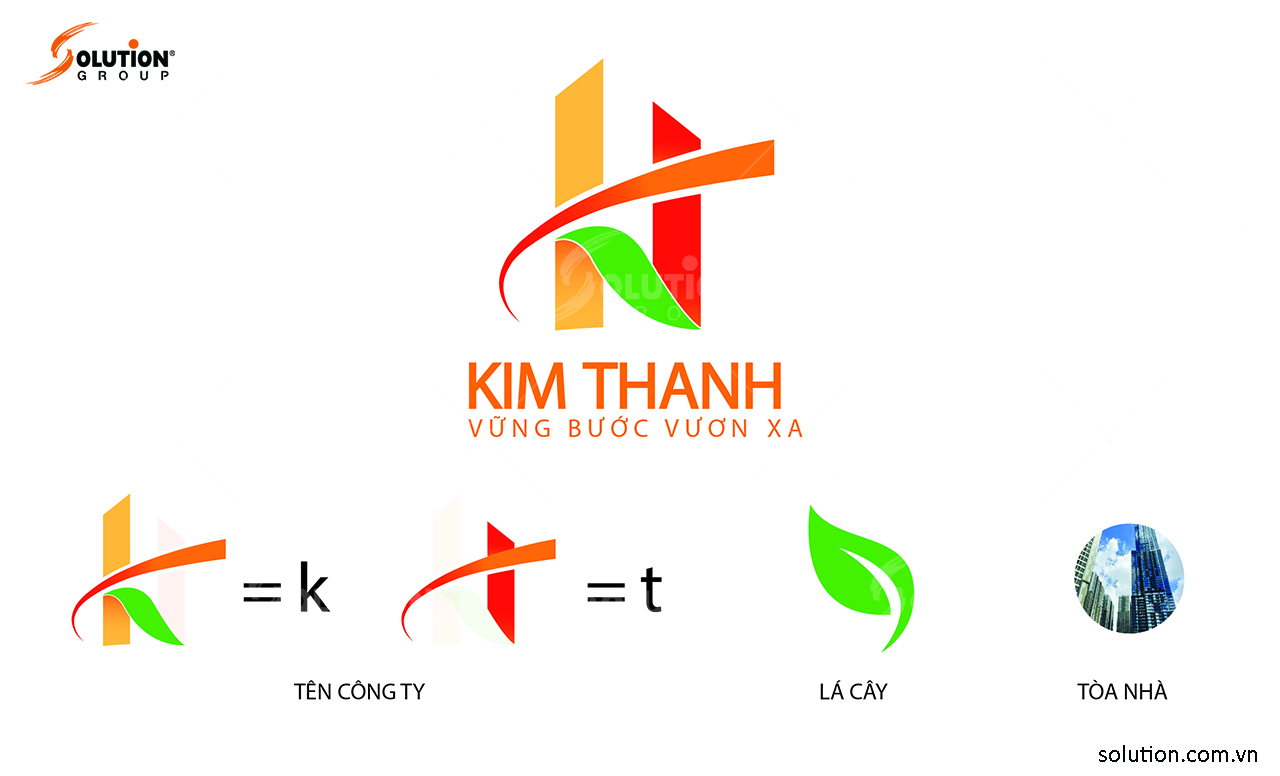 Thiết kế logo công ty bất động sản Kim Thanh
