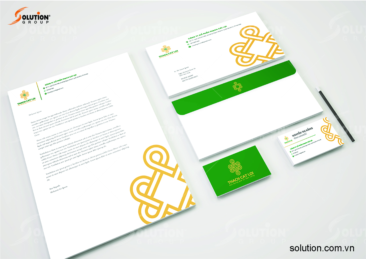 Thiết kế logo công ty bất động sản Thạch Cát Lợi