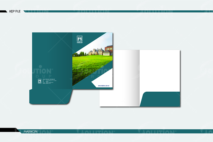 Thiết kế logo công ty bất động sản Habikon