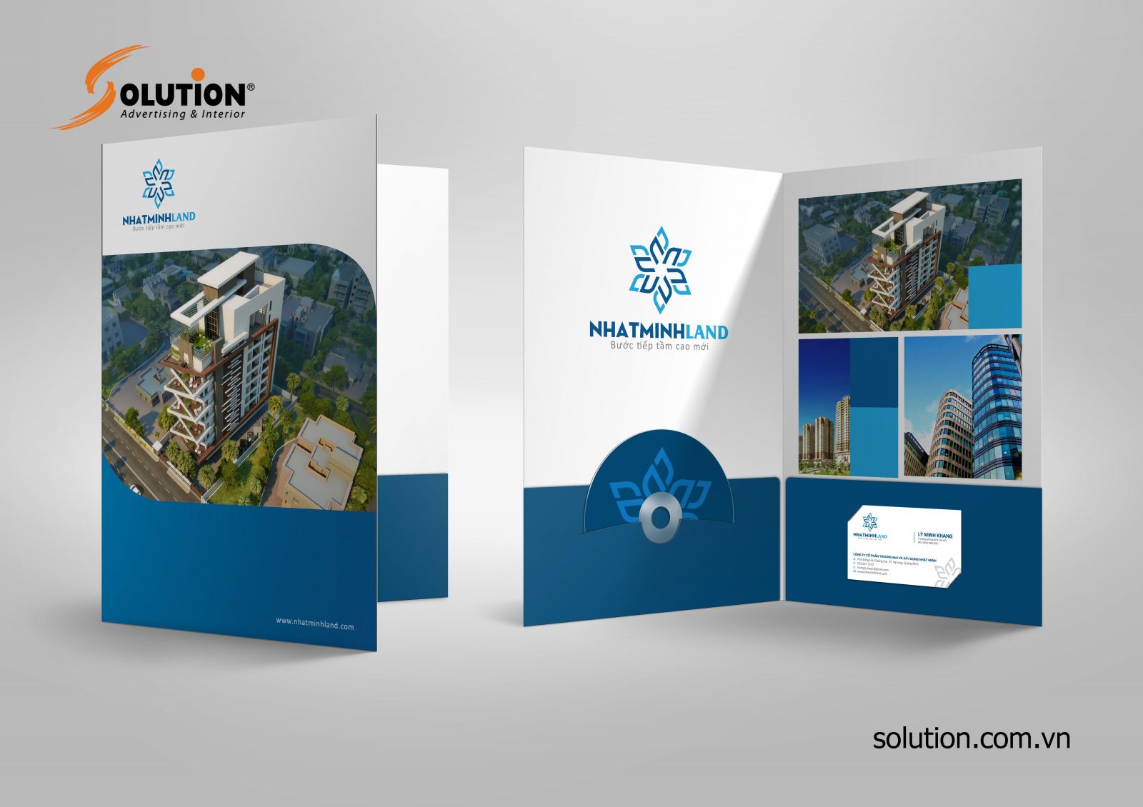 Thiết kế logo công ty Nhật Minh Land