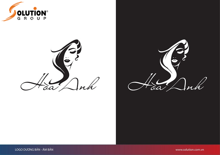 Thiết kế logo spa Hoa Anh