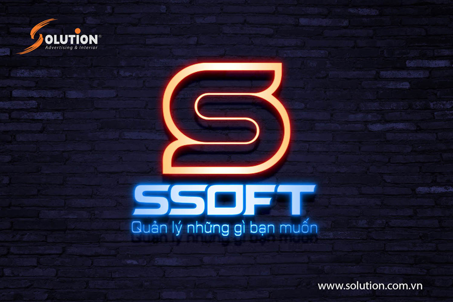 Thiết kế logo công ty phần mềm Ssoft