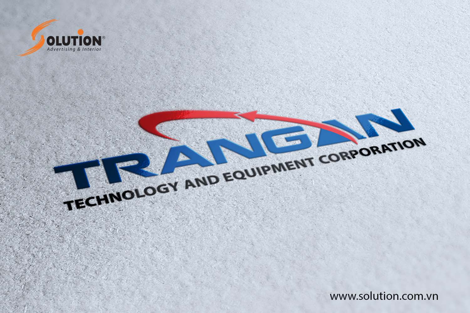 Thiết kế logo công ty công nghệ và thiết bị Tràng An