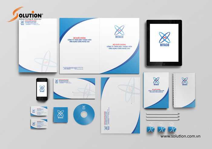 Bộ nhận diện thương hiệu công ty công nghệ