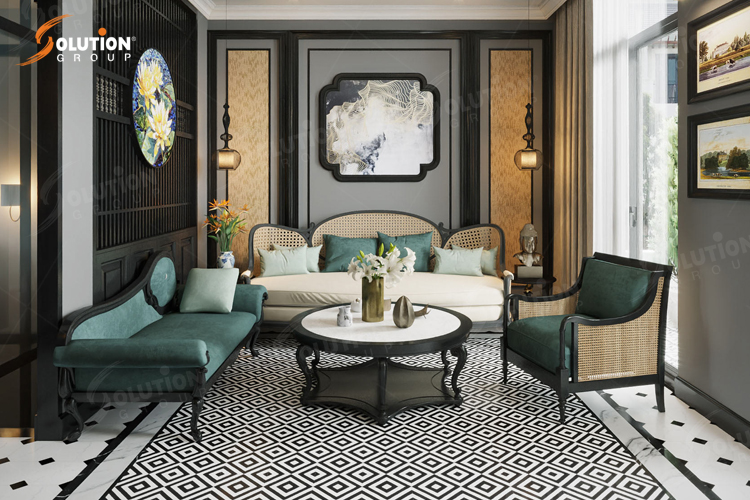 Nôi thất phong cách Indochine