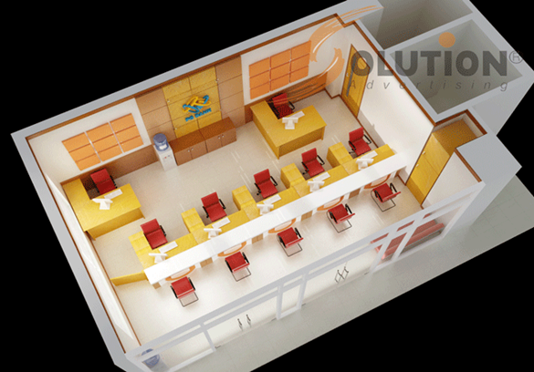 Thiết kế nội thất ngân hàng đẹp