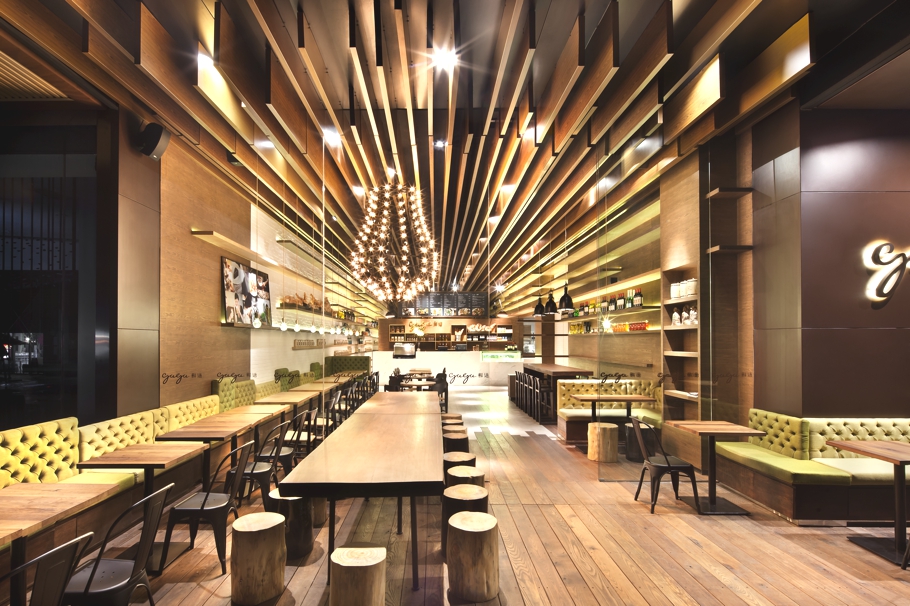 thiết kế quán cafe phong cách mới