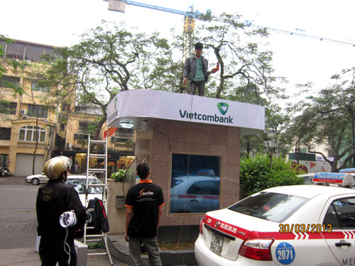 Biển quảng cáo VCB Lý Thường Kiệt