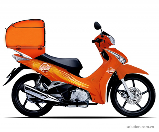 Decal dán xe máy chuỗi cửa hàng ăn tự phục vụ Daily Meal Decal dán xe máy chuỗi cửa hàng ăn tự phục vụ Daily Meal