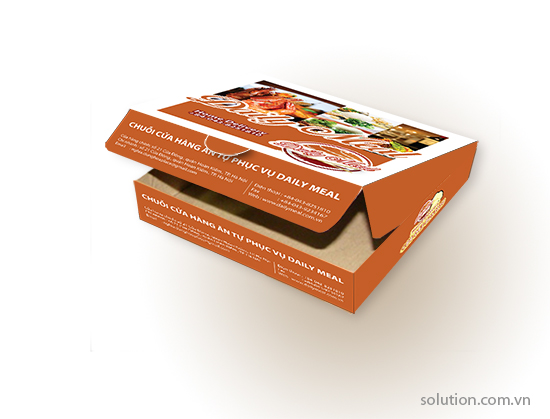 Hộp đựng thức ăn chuỗi cửa hàng ăn tự phục vụ Daily Meal Hộp đựng thức ăn chuỗi cửa hàng ăn tự phục vụ Daily Meal