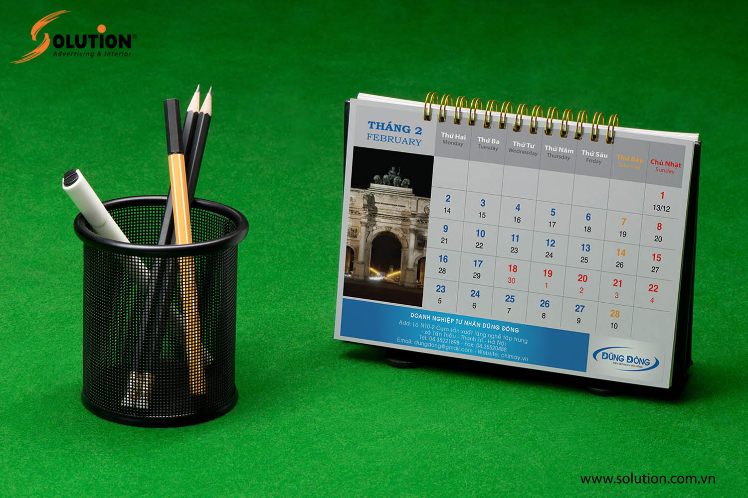 Thiết kế và in ấn lịch Tết 2021