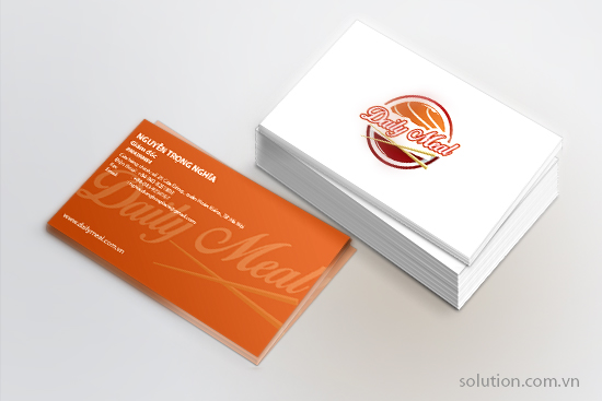 name card chuỗi cửa hàng ăn daily meal name card chuỗi cửa hàng ăn daily meal